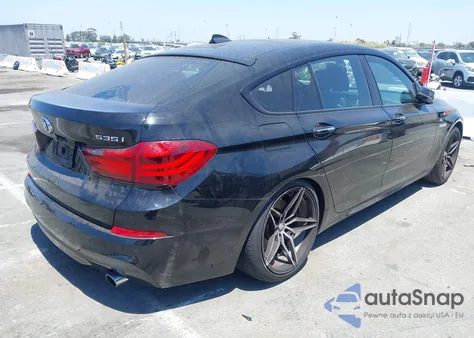 2017 BMW 535I Gran Turismo z USA, uszkodzony, nr VIN WBA5M2C50HG499167